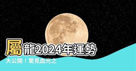 屬龍 2024 運勢